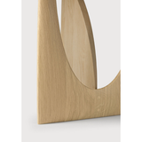 Geometric Side Table in Oak