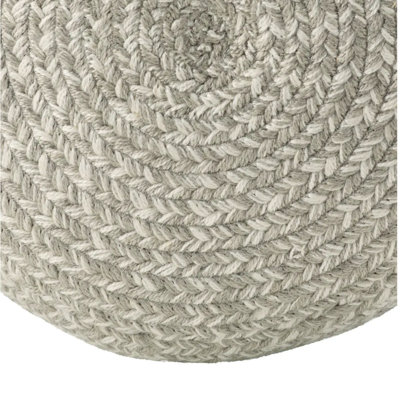 Saba Solar Pouf in Grey