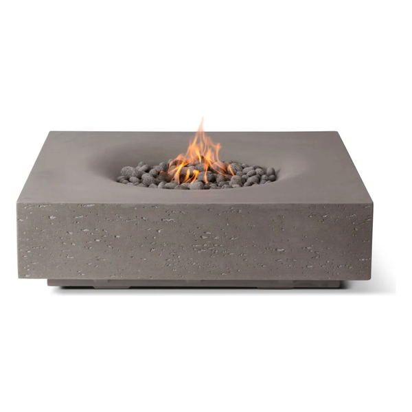 Infinity Fire Table in Slate Grey