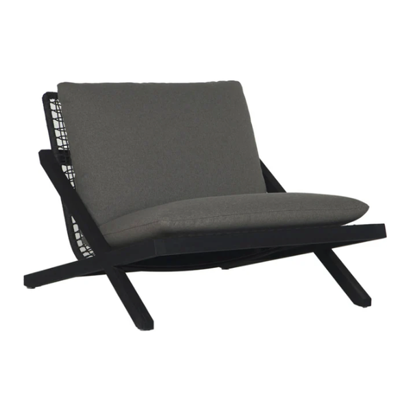 Bari Lounge Chair - Charcoal