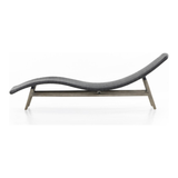 Portia Outdoor Chaise in Vintage Coal