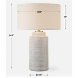 Crimp Table Lamp