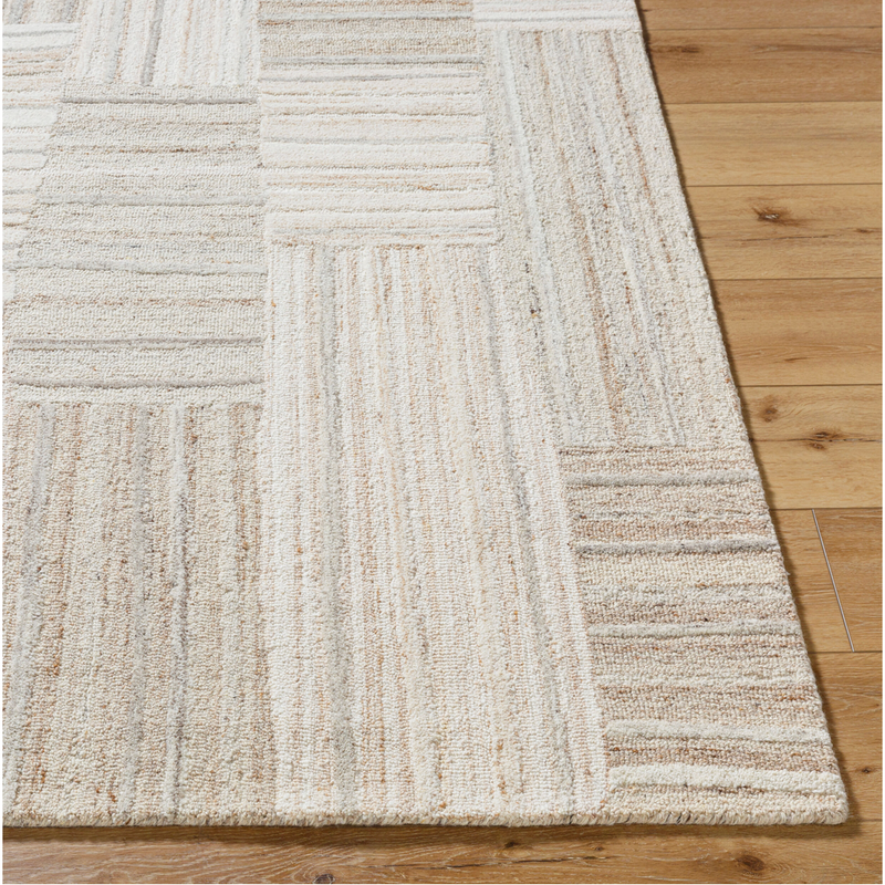 La Puna Rug in Cream/ Mist