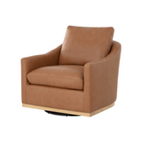 Corbin Swivel Chair in Aline Butternut