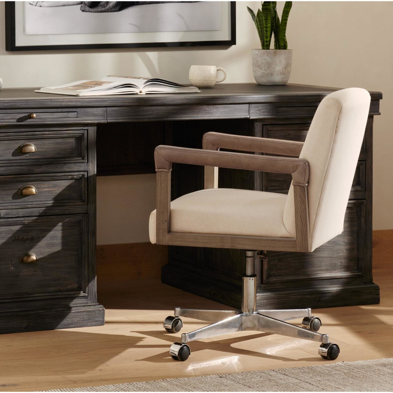 Reuben Desk Chair in Harbor Natural