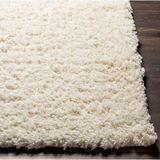 Angora Shag Rug in Cream