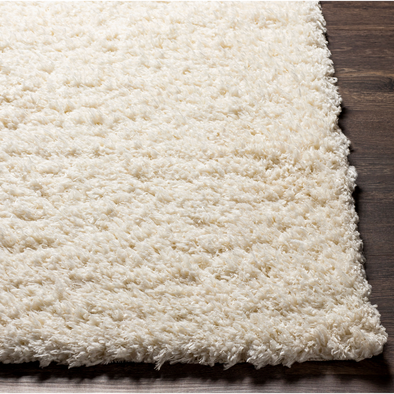 Angora Shag Rug in Cream