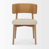 Motley Dining Chair in Tan/ Cream