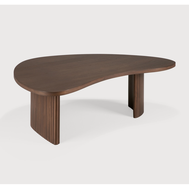 Boomerang Coffee Table in Teak Brown