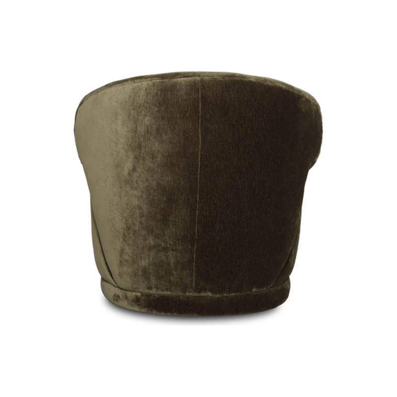 Rollo Club Chair in Distressed Khaki Green