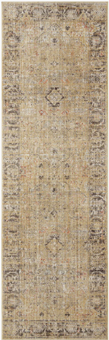 Millie Rug - Gold and Charcoal