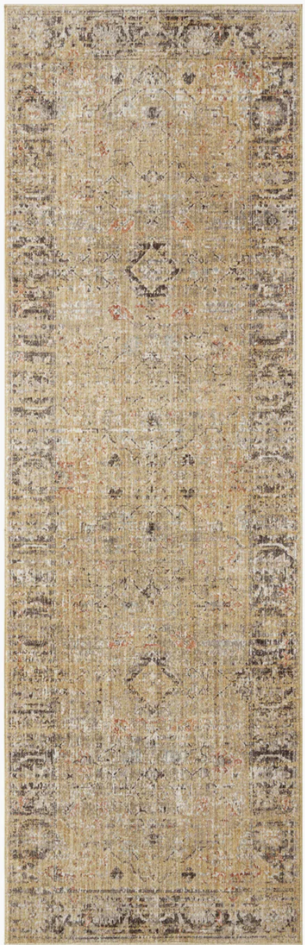 Millie Rug - Gold and Charcoal