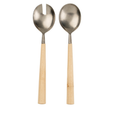Maple Wood Salad Servers
