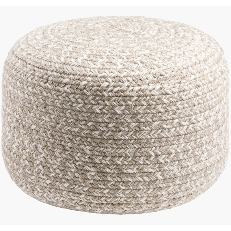 Entwined Pouf in Natural