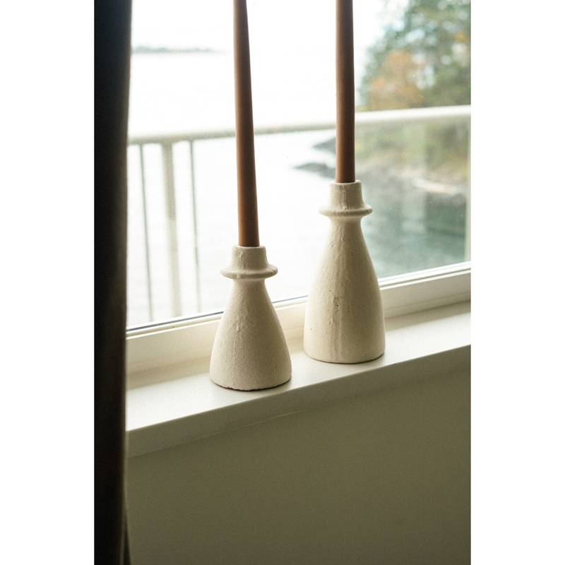 Arta Candle Holder in White
