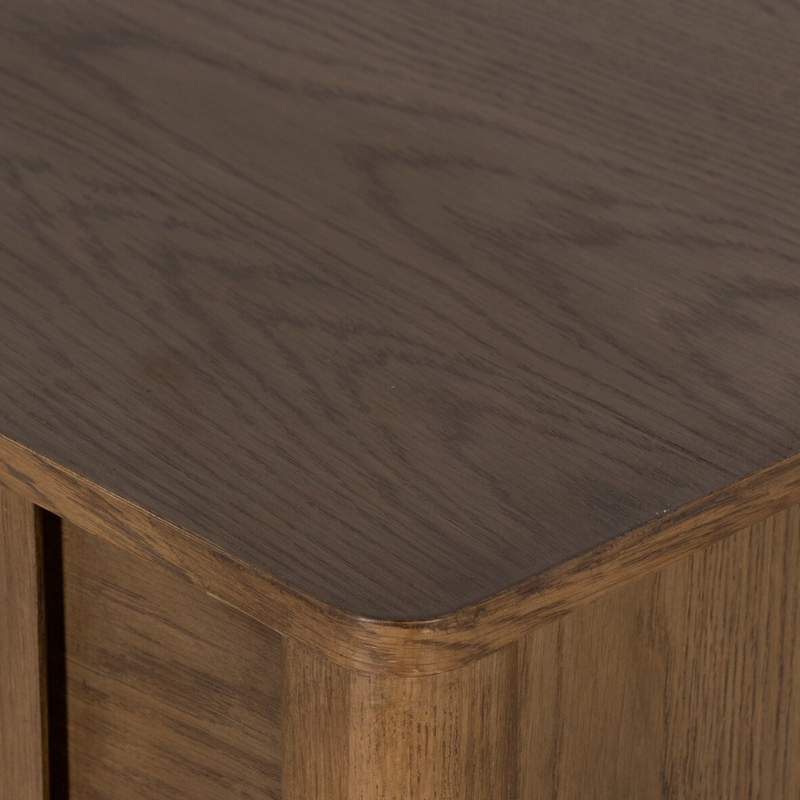 Pollard Media Console in Tan Oak