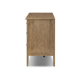 Maggie 6 Drawer Dresser in Aged Smoked Oak