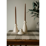 Arta Candle Holder in White