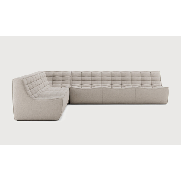 N701 Modular Sofa Set In Beige w/Square Corner