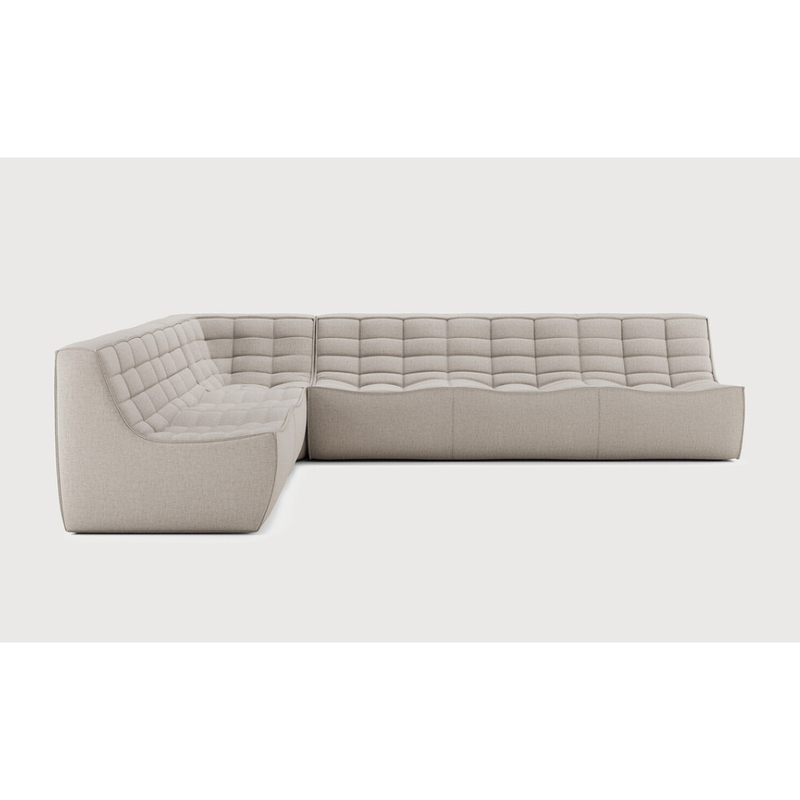 N701 Modular Sofa Set In Beige w/Square Corner