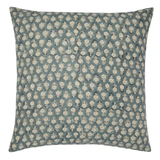 Peter Blockprint Cushion - Teal