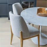 Fawcett Dining Chair in Taupe Boucle