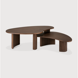 Boomerang Coffee Table in Teak Brown