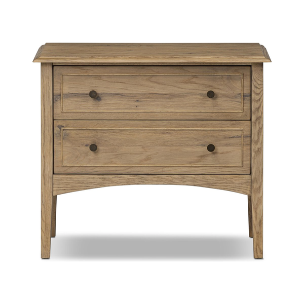 Maggie Nightstand in Aged Smoked Oak