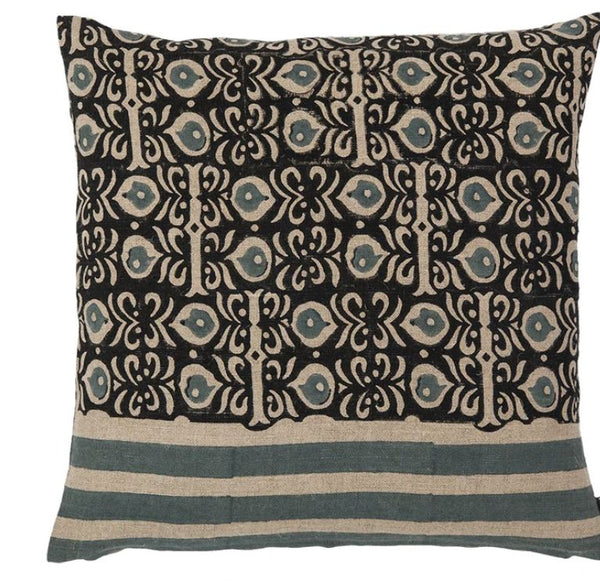 Jessica Black on Beige Cushion