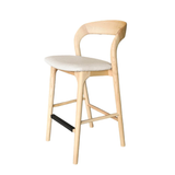 Rotondo Counter Stool - Natural Frame