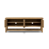 Dalton Media Console Aged Natural Oak