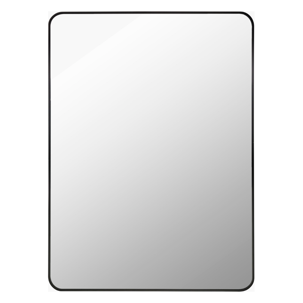Aranya Accent Mirror with Matte Black Frame