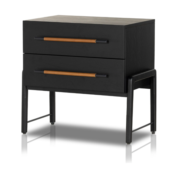 Rosedale Nightstand in Ebony Oak Veneer