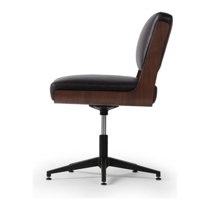 Landon Armless Desk Chair in Sonoma Black