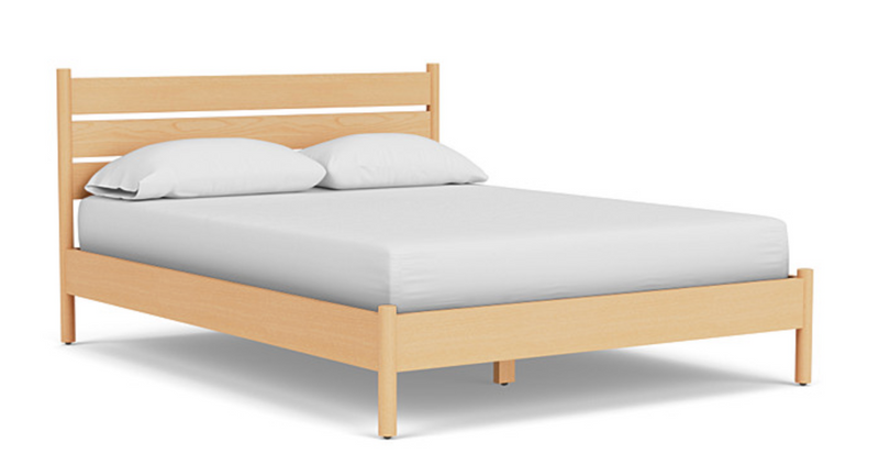 Monarch Bed - Oak with Metal Frame
