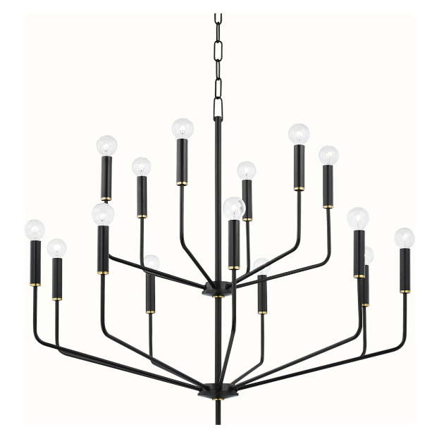 Bailey Chandelier Large in Black