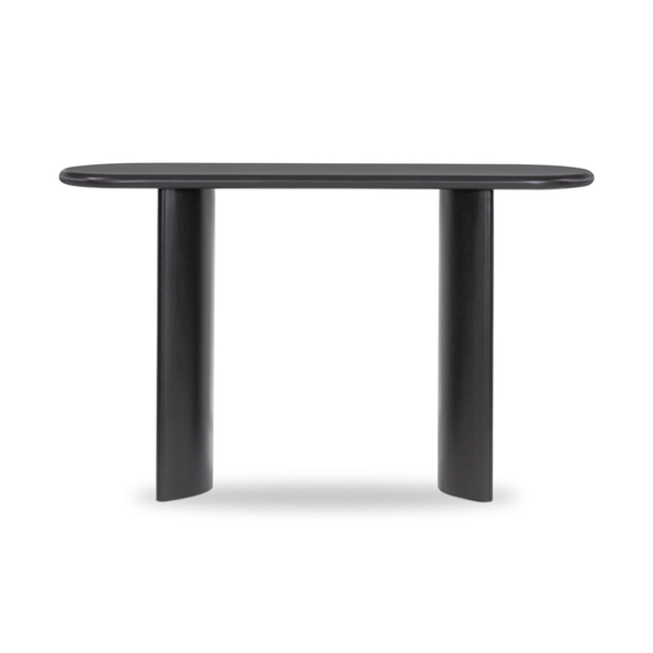 Paden Console Table in Aged Black Acacia