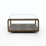 Shagreen Shadow Box Coffee Table
