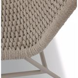 Bruno Outdoor Chair in Ivory Rope