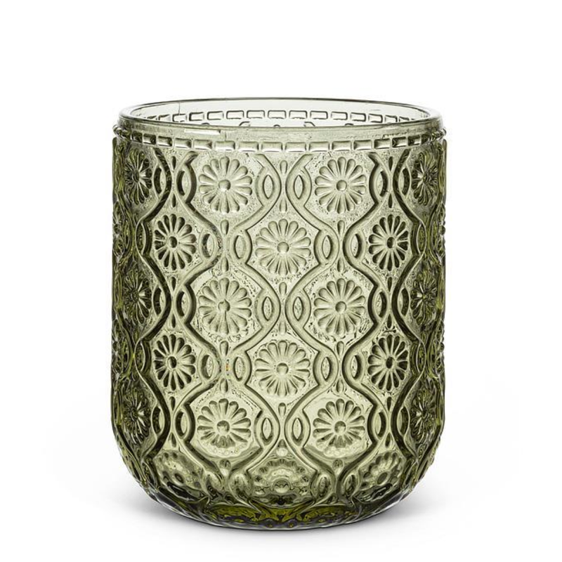 Daisy Glassware Olive