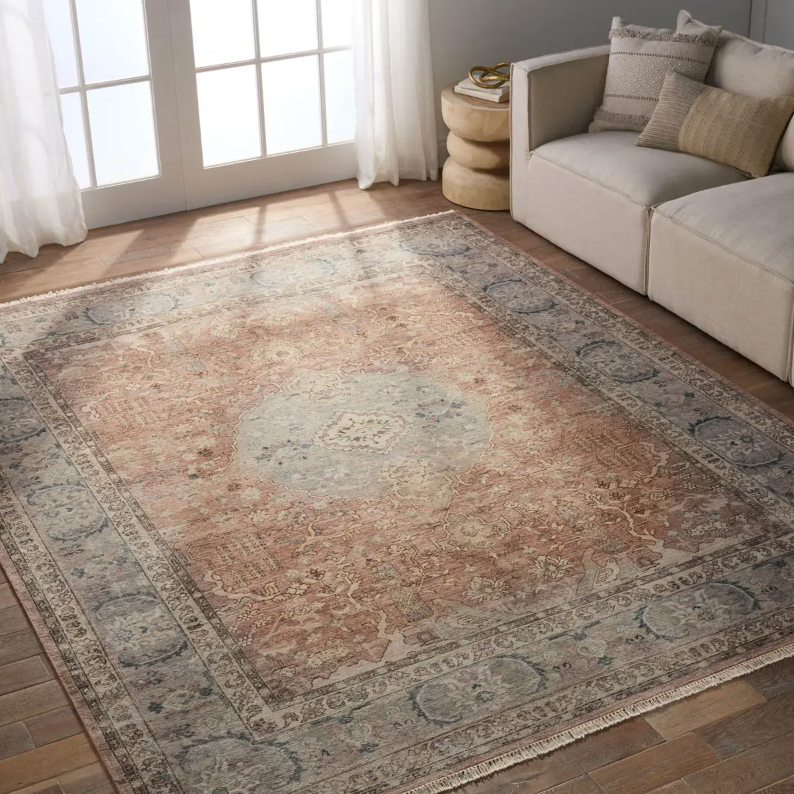 Someplace in Time Rug in Tan/Beige/Gray