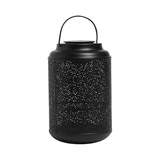 Sunburst Solar LED Lantern Black