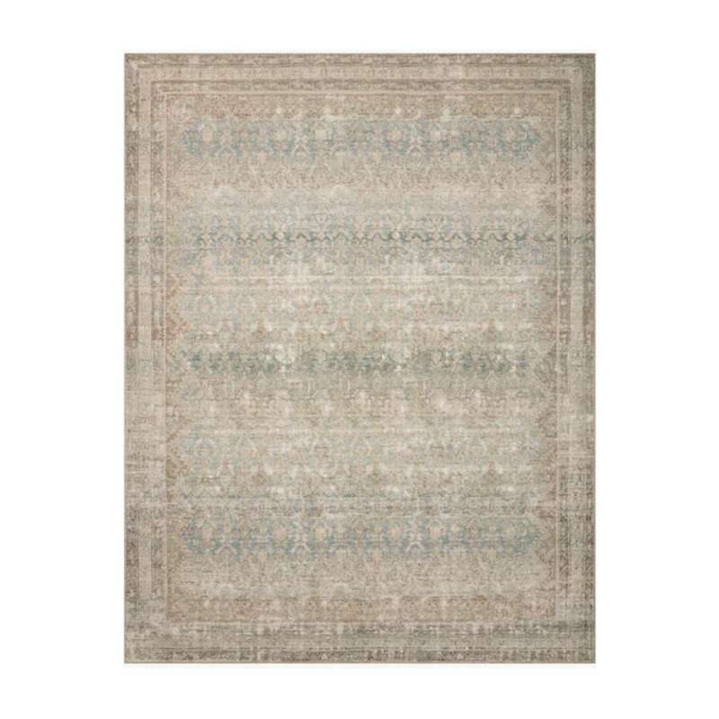 Aubrey Rug in Jade/Natural