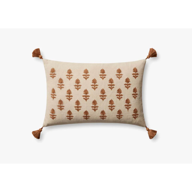 Addison Cushion in Rust 13" x 21"