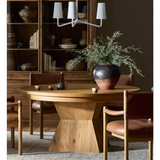 Leif Round Extension Dining Table 60"