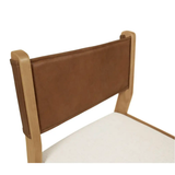 Carol Dining Chair | Tan Leather - Set of Two