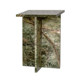 Blair End Table in Rainforest Green Marble
