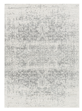 Harput Rug in Medium Gray/Light Beige