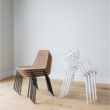 Calabria Stackable Dining Chair in Natural