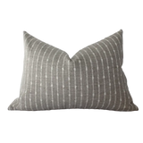 Cream Lumbar Neutral Stripe Cushion